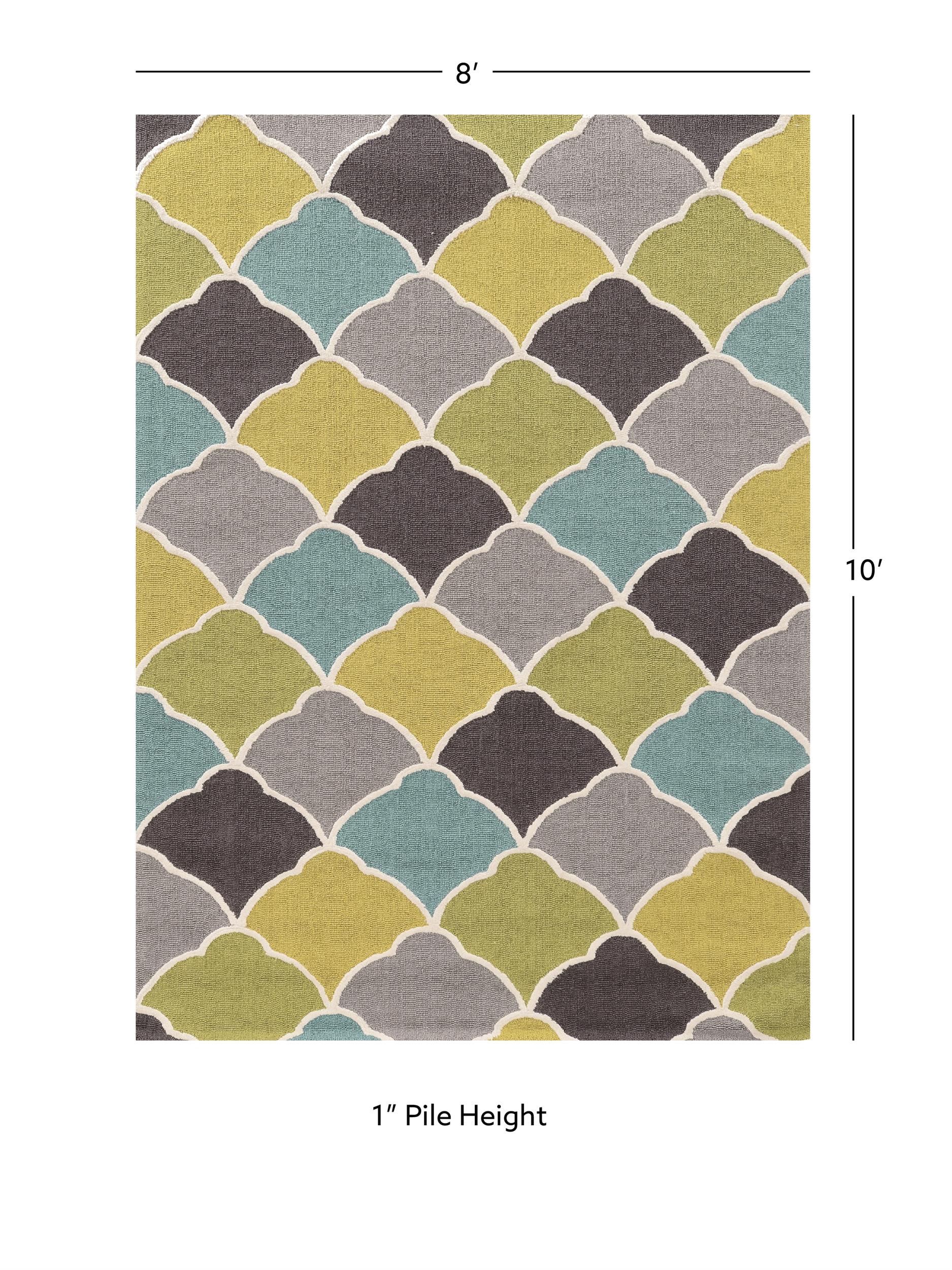 5X7 TRIO TILES GREY - FRENCH