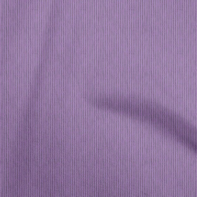 oneOone Viscose Chiffon Purple Fabric Stripes Texture Sewing Craft Projects Fabric Prints By Yard 42 Inch Wide