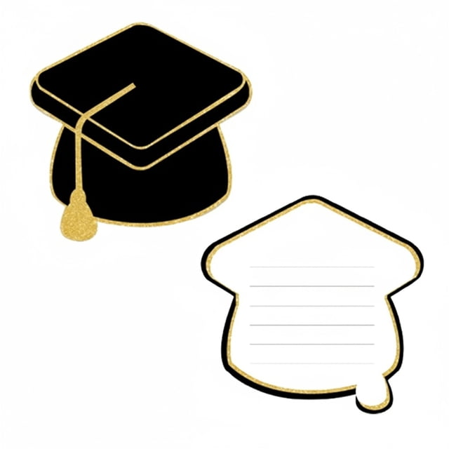 TIELUTT Graduation Card Graduation Cap Shaped Card Can Be for Birthday Friend Make Your Own Greeting Cards 100 Thank You Cards with Envelopes Graduation Holiday Cards Bulk Birthday for Daughter