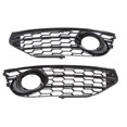 thumbnail image 4 of Fog Light Grille Cover, Glossy Black Front Rugged 8K0807681J01C Anti Scratch  For Car, 4 of 8