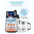 KFFKFF 6L Countertop Water Purifier Machine, 900W Stainless Steel with