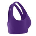 thumbnail image 3 of AherBiu Plus Size 2PCS Tank Tops for Women Full Coverage Padded Bras Push up Solid Color Bras Plain Basic Bralette, 3 of 5