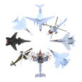 thumbnail image 2 of Esquirla 8-piece Plastic Airplane Model Assembly Static Airforce Fighter Jets Planes Aicraft Toy, 2 of 8