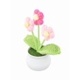 thumbnail image 4 of Bgsha Handwoven Wool Crochet Puff Flower Pot: A Timeless,Low-maintenance Home Decor!, 4 of 10