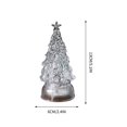 thumbnail image 4 of Lksixu Crystal Christmas Tree, Christmas Decorations 5.1" Pre-lit Tabletop Christmas Tree Figurine with LED Lights, Battery Operated Glowing Xmas Tree Night Lamp Table Centerpiece for Holiday Party, 4 of 8