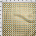 thumbnail image 4 of oneOone Rayon Brown Fabric Geometric Fabric For Sewing Printed Craft Fabric By The Yard 56 Inch Wide, 4 of 4