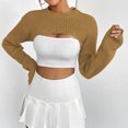 thumbnail image 1 of Qertyioot Chandails Tricotés pour Femmes, Mode pour Femmes Manches Longues de Noël Col Rond Ample Tendance Hauts Blouse Chandail, 1 of 4