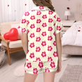 thumbnail image 5 of Pyjama en Satin pour Garçons, Imprimé Graphique, Chemise Boutonnée, Ensemble de Vêtements d'Intérieur, Ensemble de Pyjama Mode pour Filles, Pyjama de Noël pour Enfants 4T 5T, 5 of 5