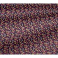 thumbnail image 5 of oneOone Silk Tabby Wine Fabric Florals Sewing Craft Projects Fabric Prints By Yard 42 Inch Wide, 5 of 5