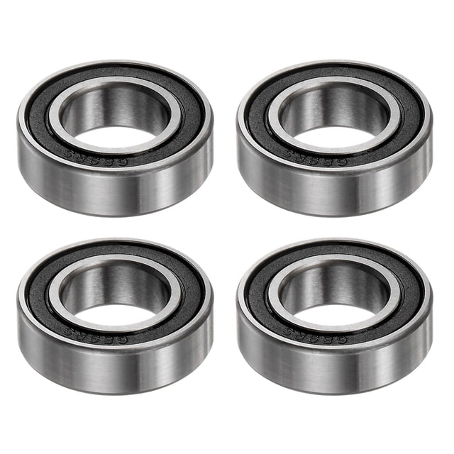 Unique Bargains 689-2RS Roulements à Billes 9mmx17mmx5mm Acier Chromé ABEC3 Double Étanchéité Lot de 4