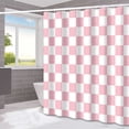 thumbnail image 1 of Ovzne Rideau de Douche Tapis de Sol Ensemble de Quatre Pièces Séparation Sèche Humide Rideau de Douche Imperméable en Liquidation, 1 of 8
