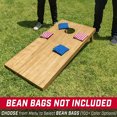 thumbnail image 4 of GoSports Cornhole Regulation Size Lawn Outdoor Backyard Lawn Game, Light Brown, 4 of 5
