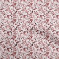 thumbnail image 1 of oneOone Rayon Dark Rose Brown Fabric Water Color Sewing Craft Projects Fabric Prints By Yard 56 Inch Wide, 1 of 4