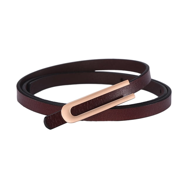fastboy Adjustable And Fashionable Waist Belt For Flattering Silhouette Wide Application Red-brown