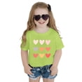 thumbnail image 3 of T-shirts et Chemises pour Filles Titre de Produit Enfants Filles Mignon Imprimé Graphique Col Rond Manches Courtes T-Shirt pour l'Été Tenue Décontractée, 3 of 3