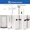 thumbnail image 4 of Lefu 2X Heavy Duty Adjustable Hinge Pin Door Stopper with Rubber Bumper Tips Hardware, 4 of 8