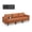 Orange, variant on Costway Modular 3-Seat Sofa Couch w/ Socket USB Ports & Side Storage Pocket Dark Grey