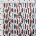 thumbnail image 3 of oneOone Polyester Spandex Maroon Fabric Beach Hawai Sewing Craft Projects Fabric Prints By Yard 56 Inch Wide, 3 of 4