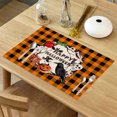 thumbnail image 2 of Lucoss Halloween Placemats, Ghost Owl Pumpkin Heat-Resistant Washable Table Place Mats for Kitchen Dining Table Decoration, 2 of 5