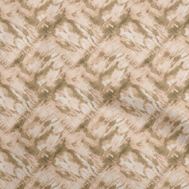 oneOone Cotton Poplin Light Beige Fabric Abstract Craft Projects Decor Fabric Printed By The Yard 42 Inch Wide