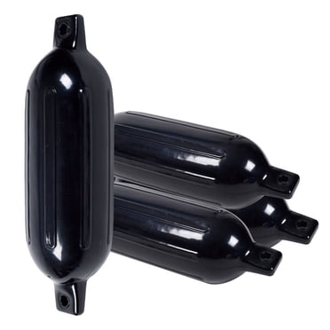 Costway 4 Ribbed Marine 6.5" x 23"Boat Fender Vinyl Bumper Dock Shield Protection