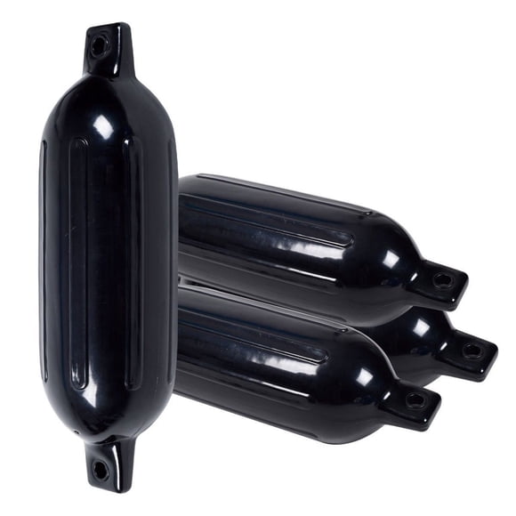 Costway 4 Ribbed Marine 6.5" x 23"Boat Fender Vinyl Bumper Dock Shield Protection