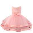thumbnail image 1 of Robes pour Bébé Fille Robe Formelle pour Filles Robe Rose pour Filles Robe de Bal Robes pour Filles Robes pour la Journée des Enfants pour Filles 6-12 Mois, 1 of 9