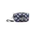 thumbnail image 1 of One Paw, Distributeur de Sacs Compact pour Chiens et Chats, Blue and Pink Plaid, 1 of 2