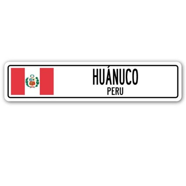 SignMission SSC-Huanuco Pe Street Sign - Huonuco, Peru
