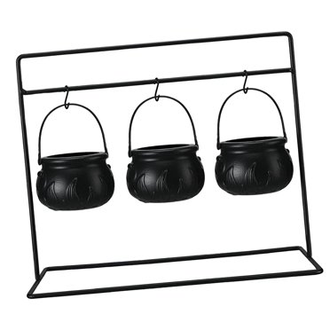 Halloween Candy Bowls Candy Bucket Black Witches Serving Bowls Table Decorations 3 bowls