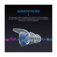 thumbnail image 2 of 2 Pairs High Fidelity Concert Ear Plugs with Fitler, Hearing Protection for DJs, Nightclub, Concert, Motorcycles, 2 of 7