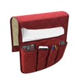 thumbnail image 2 of 1 Pcs Sac Organisateur d'Accoudoir de Canapé Chaise Télécommande TV Magazine Sac de Rangement Imperméable Neuf, 2 of 5