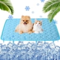 thumbnail image 1 of Liquidation! KITTEHIGM Tapis de Refroidissement pour Animaux, Tapis Rafraîchissant pour Chiens et Chats, Résistant à l'Usure, Lavable, Confortable et Respirant, Coussin de Couchage pour l'Été par Temps Chaud, Ventes Magasinage en Ligne Offres du Jour, 1 of 7