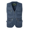 thumbnail image 1 of TIMIFIS Men's Fishing Vests Outdoor Mesh Outdoor Vests Leisure Jacket Lightweight Vests With Zip Many PocketsFall, 1 of 7