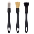 thumbnail image 1 of 3x Car Dust Brush wash Set Detailing Wheel Brushes Cleaning Grills Engine Bays, 1 of 6