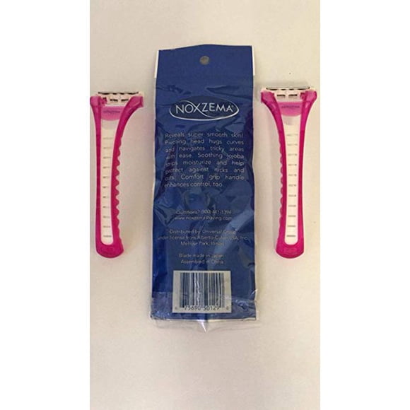Noxzema Rasoir Jetable Ultra Sensible à Triple Lame 2 Ch. (Lot de 6)