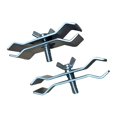 thumbnail image 1 of DYNWAVECA Pince pour Parasol d'Extérieur Réglable avec Bouton de Serrage, Pince de Montage Robuste pour Parasol pour Camping, Pique-Nique, Chariot, Chaises, Jardin Type A, 1 of 10