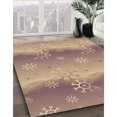thumbnail image 3 of Ahgly Company Tapis d'Intérieur Lavable en Machine Carré Transitionnel Amande Foncé, 4 Pieds Carré, 3 of 7
