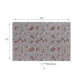 thumbnail image 2 of Set De Table Imprimé En Poly-Lin Leave Blanc - Lot De 12, 2 of 3
