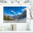 thumbnail image 1 of Austrian Alps Seen From Ski Slope - Landscape Canvas Art Print, 1 of 3