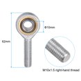 thumbnail image 2 of Unique Bargains 4 Packs SI8T/K 8mm Rod End Bearing M8x1.25 Female Left Hand Thread, Cast Iron Rod End Joints with Jam Nut, 2 of 4