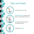 thumbnail image 2 of PurePail Go Travel Diaper Pail, White, 2 of 6