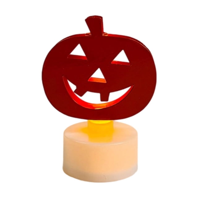 Electronic Candle Lights Festival LED Halloween Wind Lights Decorative Injection Candles Night Lights Halloween Style Desktop Scenery Natural Scent Wellness Candle Calm down Candle Beeswax Tealight