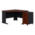 thumbnail image 1 of Series A 48" Corner Computer Desk in Hansen Cherry - Engineered Wood, 1 of 5