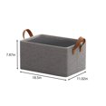 thumbnail image 1 of EGNMCR Organisateurs et Rangement de Garde-Robe, Organisation et Rangement, Bac Organisateur de Garde-Robe Panier de Rangement Pliable avec Cadre en Acier Support Bac de Rangement de Garde-Robe Bac de Rangement en Tissu avec Poignées Ensembles de Rangement, 1 of 8