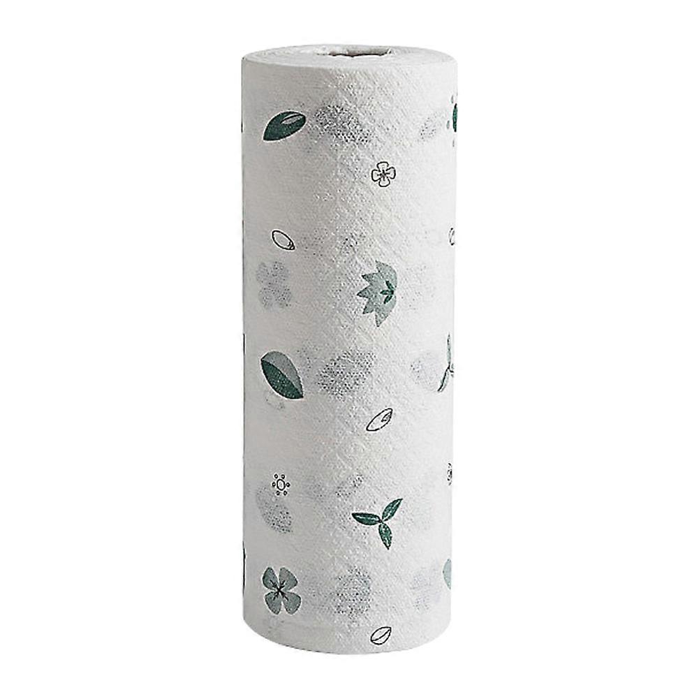 50PCS/Roll Lovely Disposable Cleaning Kitchen Towel Washable Water Oil Absorbing Paper