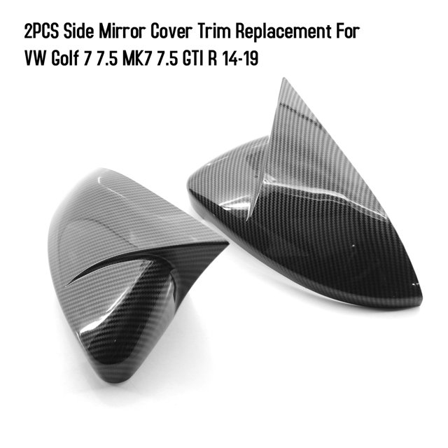 Rearview Mirror husk,2pcs Side Mirror Mk7 7.5 R Cover 7 7.5 R 14-19 7 7.5 Mk7 7.5 Mk7 7.5 Side Mirror Cover Wemay Rearview Mirror 2pcs