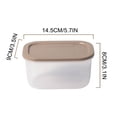 thumbnail image 2 of TopLLC Bento Box Lunch Box Mini Food Grade Food Storage Container, Vegetables, Baked Goods And Snacks Fresh Longer, Reusable Food Box For Home, Picnic, Travel BPA-Free Food Container on Clearance, 2 of 2