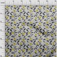 thumbnail image 3 of oneOone Cotton Silk Yellow Fabric Floral Craft Projects Decor Fabric Printed By The Yard 42 Inch Wide, 3 of 4