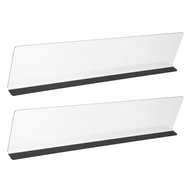 KAKOWELY gadget de Bureau pour Bureau 2 Pcs Moniteur en Acrylique Panneaux Mémo Ordinateur Panneau Côté Gauche Droit Porte-Notes Accessoires de Bureau Organisateur de Bureau Tableau de Rappel